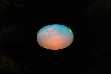 Fototapeta premium Loose Natural Opal Gemstone from Ethiopia
