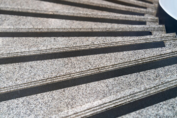 high angle view of the spiral stairway in the tower