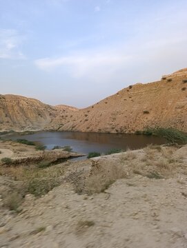 mountain landscape in the Lake water, Trees and big mountains near around the water