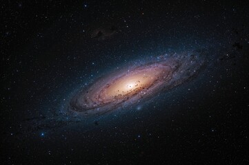 Naklejka premium Stunning distant galaxy background texture elements supplied by a renowned space agency.