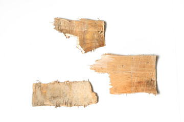 broken wooden planks on transparent png, wood pieces element