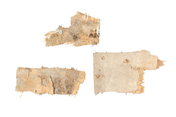 broken wooden planks on transparent png, wood pieces element