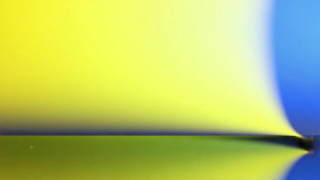 Modern Yellow Blue Gradient Abstract Motion