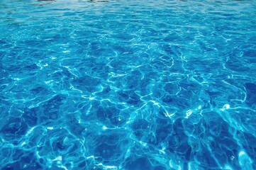 Obraz premium Rippled water texture with natural blue hues