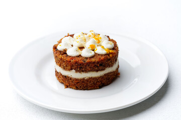 Gourmet Individual Carrot Cake with Cream Cheese Frosting