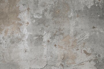 Concrete wall background featuring white grunge texture and water stains