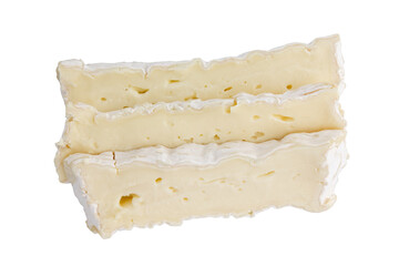 camembert cheese isolated