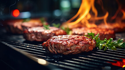 Backyard Feast: Juicy Burgers Grilling to Perfection