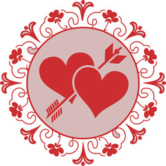  The vibrant red color symbolizes passion and romance, making it a perfect representation of love and affection, ideal for Valentine's Day or romantic occasions.