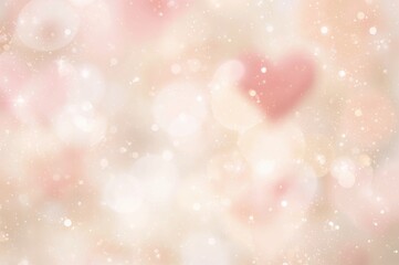 Fototapeta premium Romantic Bokeh Backdrop Featuring Soft Sparkles and Shimmering Glitter