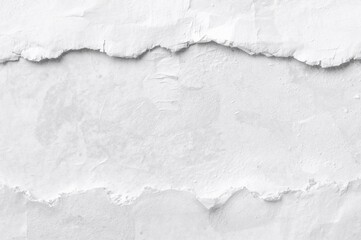 Naklejka premium White Paper with Torn and Textured Edges