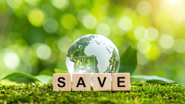 Save Environment Green Nature Animation