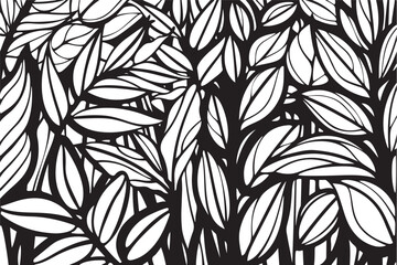 Decorative Botanical Leaf Panel