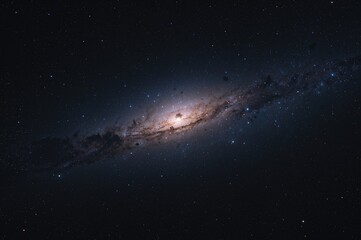 Fototapeta premium Distant galaxies and cosmic clouds from the depths of space.