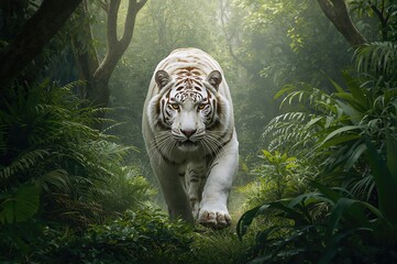 Jungle's White Tiger