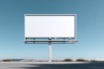 Realistic Billboard Mockup Template for Outdoor Advertising