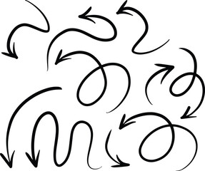 Minimalist Arrow Doodles