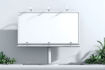 Realistic Billboard Mockup Template for Outdoor Advertising