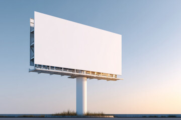 Realistic Billboard Mockup Template for Outdoor Advertising