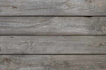 Fototapeta premium Close-up of grey wooden planks showing detailed texture