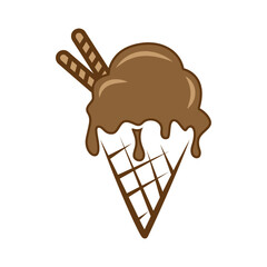 Ice cream logo design