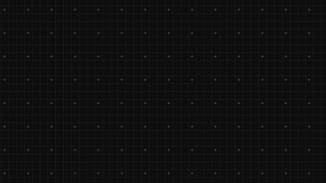 Moving grid for workshop presentation, workbench craft square line pattern background, simple vintage black and white guide print table panel motion graphic, empty blueprint draft board backdrop