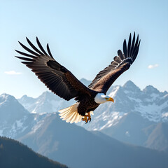 Fototapeta premium american bald eagle