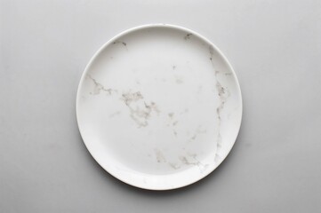 Overhead shot of a smooth marble slab against a neutral grey backdrop
