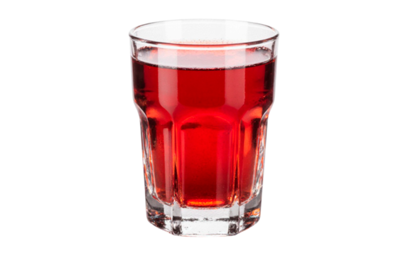 glass of red juice