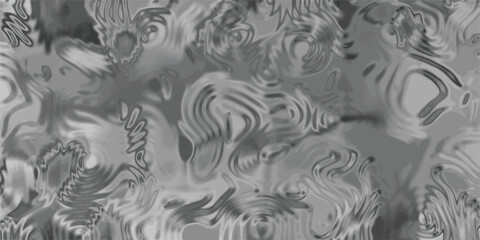 An abstract swirling pattern in grayscale, with smooth, glossy textures and fluid-like curves, creating a dynamic and organic visual reminiscent of marble or flowing liquid for artistic backgrounds