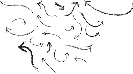 Hand Drawn Arrow Shapes for Digital Art