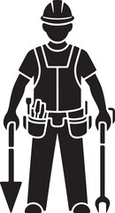 Professional builder ready for construction work now