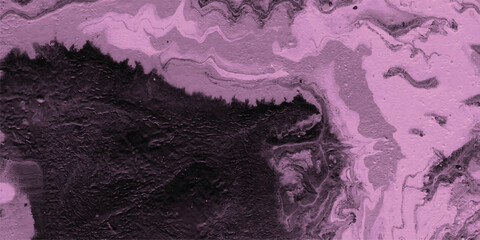 Textured abstract background with swirling patterns of dark purple and light pink, resembling marbled paper or fluid art with a rough surface