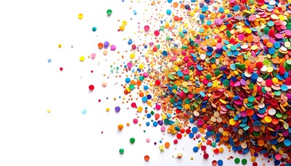 Colorful Confetti Explosion - Festive Party Celebration Background.