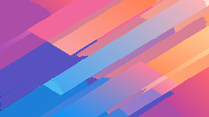 Abstract background with colorful diagonal rectangles