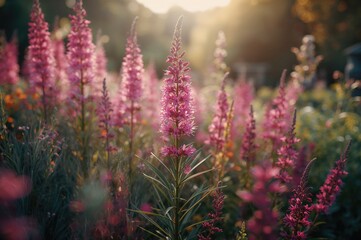 Obraz premium Summer wildflower in a vibrant garden setting