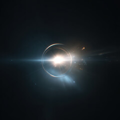 Bright light flare lens flare effect glowing light dark background light burst circular light starburst glowing orb light reflection abstract light