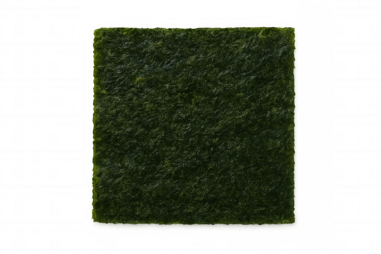 Nori seaweed sheet, a key ingredient for sushi, asian cuisine, and healthy eating, presenting a natural texture