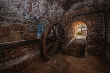 Obraz premium Historic Excavation Site at Regional Heritage Center in the Northern Region