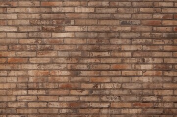 Obraz premium Ancient clay brick barrier