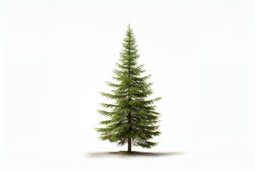 Obraz premium Rocky mountain douglas-fir tree spruce plant white.