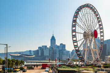 Hong Kong Observation Wheel at the Central Harbourfront, Central, Hong Kong, China