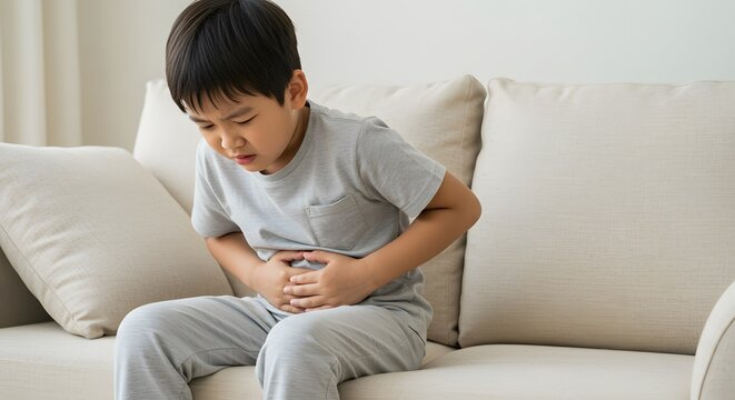 Child with stomach ache