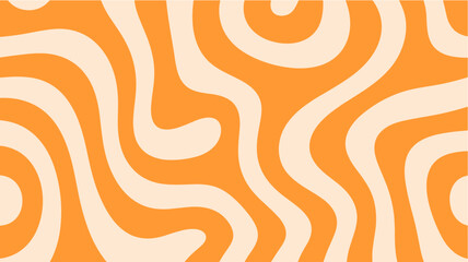 Groovy Retro Wave Background with Distorted Flow Effect