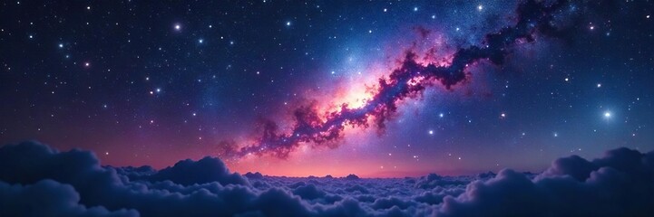 Celestial Wonders A Cosmic Landscape of Glowing Nebulae, Distant Galaxies, and Sparkling Constellations Illuminating the Mysterious Night Sky.