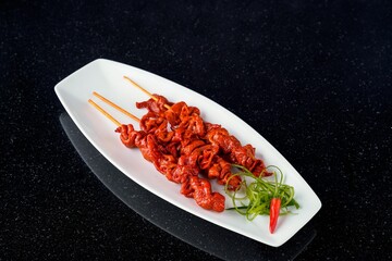  Filipino Street Food: Grilled Intestine Skewers (Isaw)