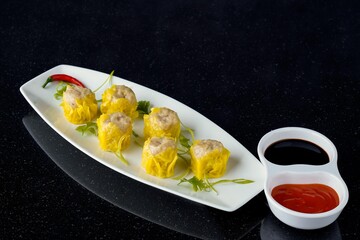 Steamed Pork and Shrimp Shumai (Siu Mai) Dim Sum