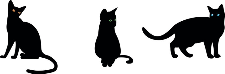 black cat silhouette