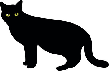 black cat silhouette