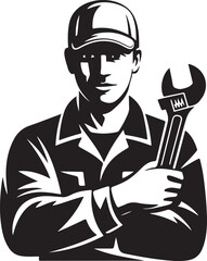 Professional mechanic ready for repairs now